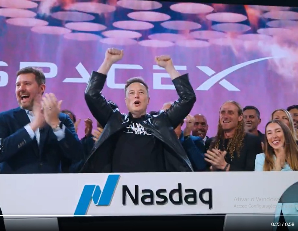 Musk diz que pretende distribuir ações da SpaceX a crianças dos EUA em 2027